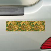 Gele pony bouquet bumpersticker (Op auto)