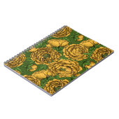 Gele pony bouquet notitieboek (Linkerzijde)