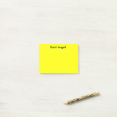 Gele post-it noten | Aangepaste kantoorbenodigdhed Post-it® Notes (Op bureau)