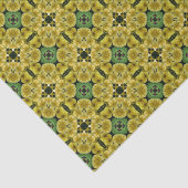 Gele primrose Abstract patroonontkoppeling Tissuepapier (Detail)