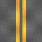 Gele racestrips met accenten sticker (Voorkant)