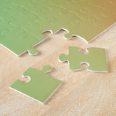 Gele regenboogkleurgradiënt Puzzle Legpuzzel (Zijkant)
