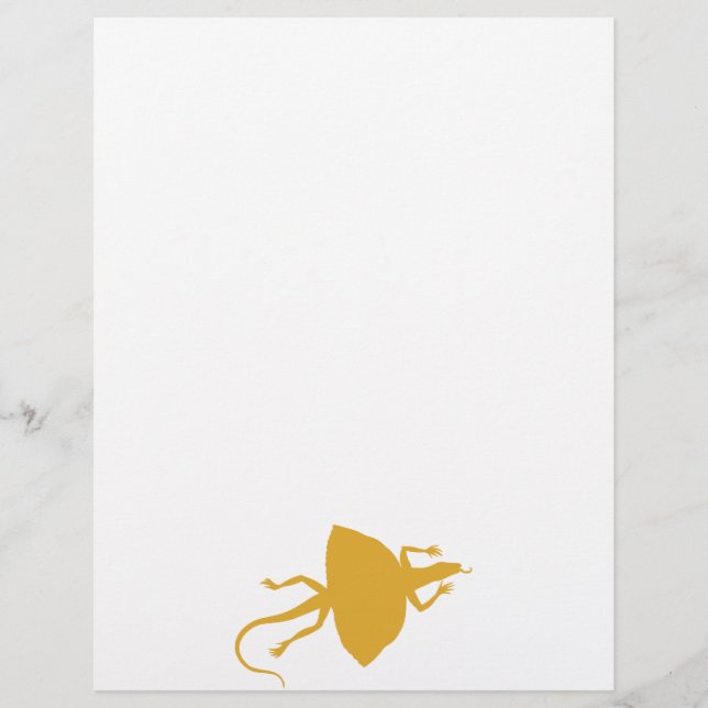 Gele reptiel (Voorkant)