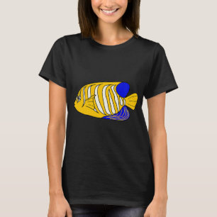 Gele rifvis t-shirt