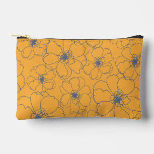 Gele rits zakje etui