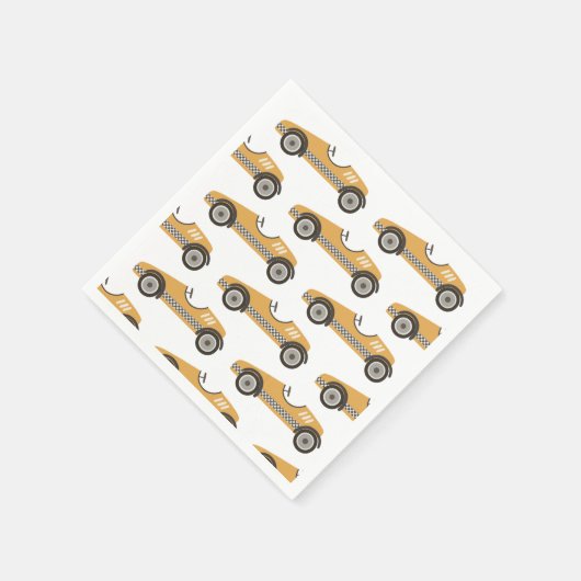 Gele ritssluiting servet (Hoek)