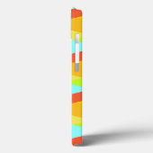 Gele, rode en cadetblauwe driehoeken Case-Mate iPh iPhone Case (Achterkant / Links)