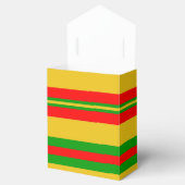 Gele, rode en groene strepen van Benin 2 Bedankdoosjes (Geopend)
