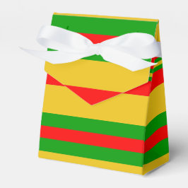 Gele, rode en groene strepen van Benin 2 Bedankdoosjes