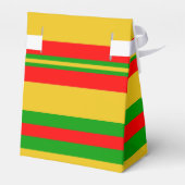 Gele, rode en groene strepen van Benin 2 Bedankdoosjes (Achterkant)