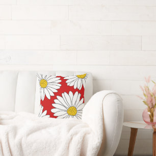 Gele rode en witte dagen kussen