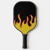 Gele, rode en zwarte lammeren, speciaal gepersonal pickleball paddle (Achterkant)