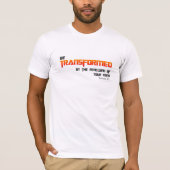 Gele rode tekst T-shirt transformeren (Voorkant)