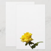 Gele rog briefpapier (Voorkant / Achterkant)