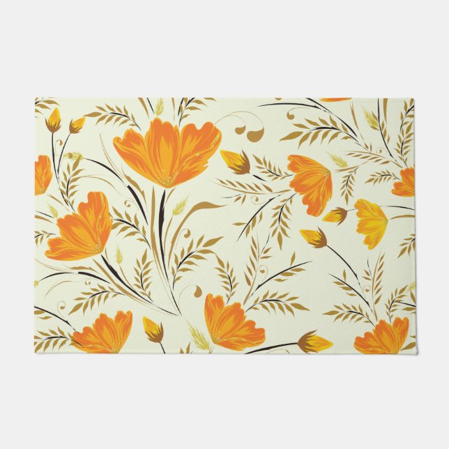 Gele rog deurmat (Voorkant)