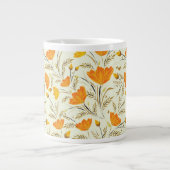 Gele rog extra grote beker (Voorkant)