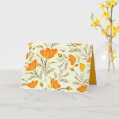 Gele rog kaart (Gele Bloem)