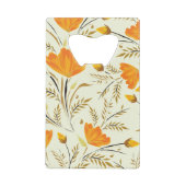 Gele rog kredietkaart flessenopener (Voorkant)