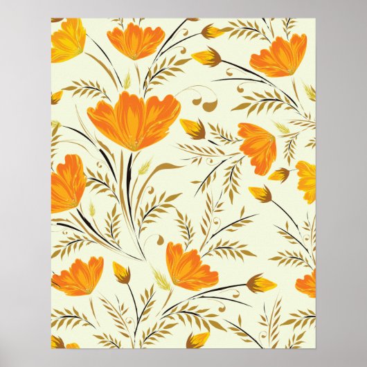 Gele rog poster (Voorkant)