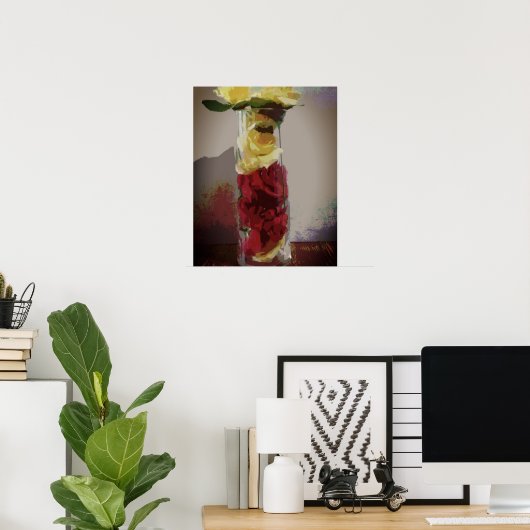 Gele rog poster (Thuiskantoor)