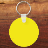 gele ronde sleutelhanger (Achterkant)