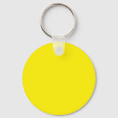 gele ronde sleutelhanger (Achterkant)