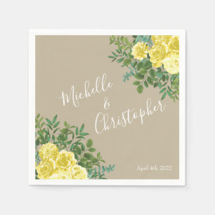  Gele Roodbruidjes Servet