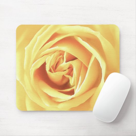 Gele rooddruk muismat (Met muis)