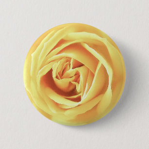Gele rooddruk ronde button 5,7 cm