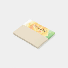 Gele Roos Aquarel Post-it® Notes