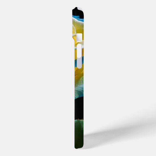 Gele roos bedrukt Case-Mate iPhone case (Achterkant / Links)