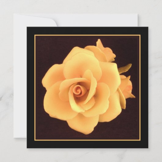 Gele roos, foto uit 2004. (Voorkant)