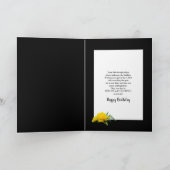 Gele roos in de tuin kaart (Binnen)