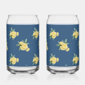 Gele Roos Kan Glas (Achterkant)