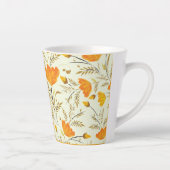 Gele roos latte mok (Rechts)