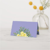 Gele Roos & Paarse Periwinkle Bruiloft (Voorkant)