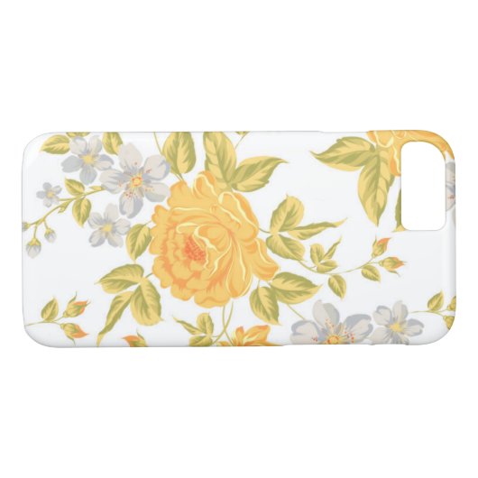 Gele Rose Case-Mate iPhone Case (Achterkant (Horizontaal))