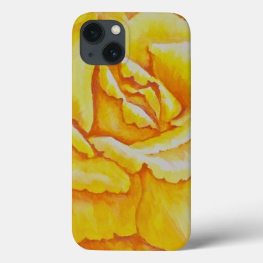 Gele Rose Case-Mate iPhone Case (Achterkant)