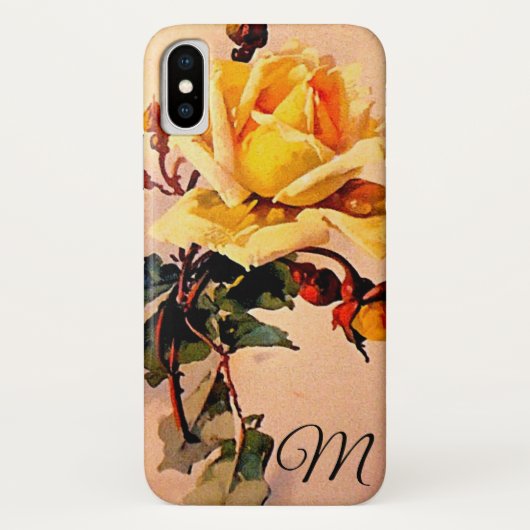  Gele Rose Case-Mate iPhone Case (Achterkant)