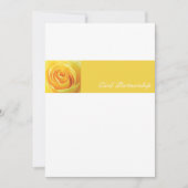 Gele Rose - CP Uitnodiging (Voorkant)