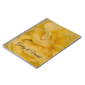 Gele Rose Floral Wedding Notitieboek (Linkerzijde)