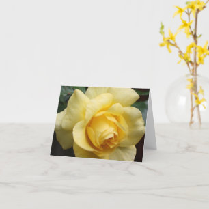 Gele Rose Inspirerend Note Kaart
