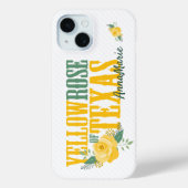 Gele Rose of Texas - Enkelvoudig Roos Case-Mate iPhone Case (Achterkant)