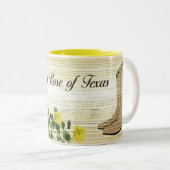 Gele Rose of Texas Mok (Voorkant rechts)