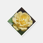 Gele Rose Servet (Hoek)