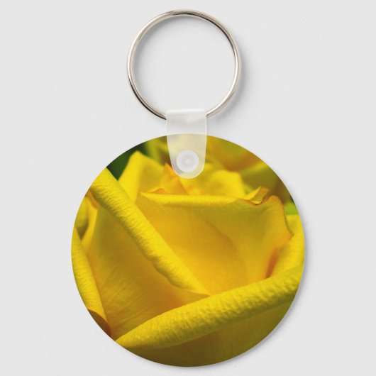 Gele Rose Sleutelhanger (Voorkant)