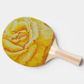 Gele Rose Tafeltennisbatje (Zijkant)