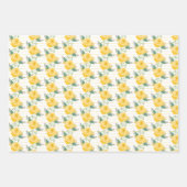 Gele Rose uit Texas Inpakpapier Vel (Voorkant 3)