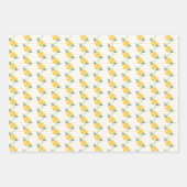 Gele Rose uit Texas Inpakpapier Vel (Voorkant)