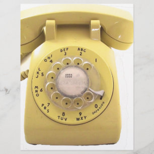 Gele Rotary Phone